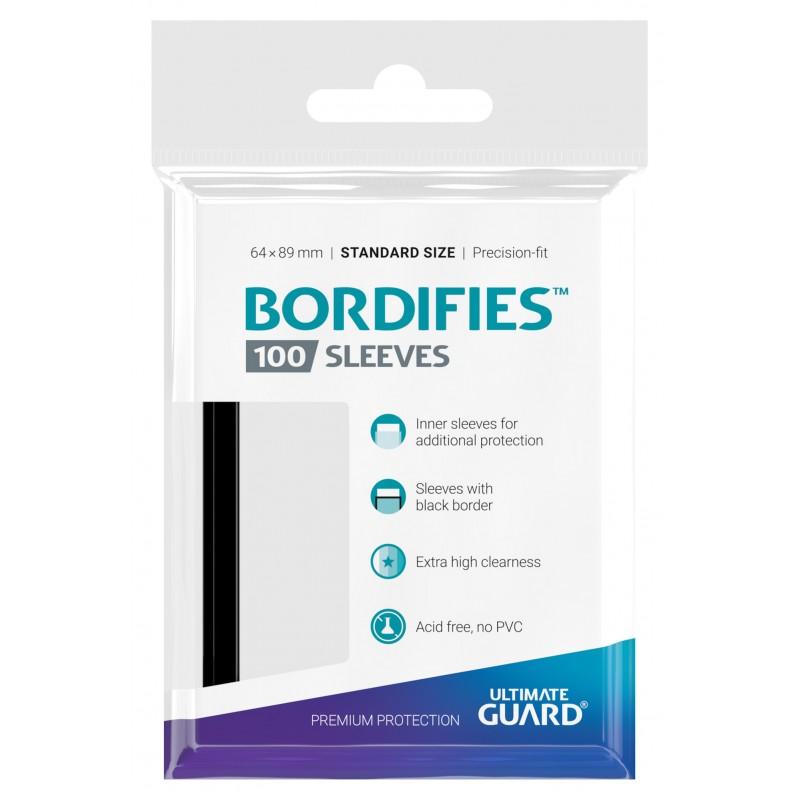 Sleeves - Ultimate Guard: Precise Fit - Borderfies 100ct | All Aboard Games