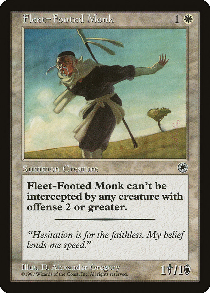 Fleet-Footed Monk [Portal] | All Aboard Games