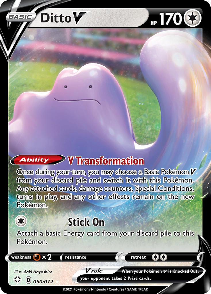 Ditto V (050/072) [Sword & Shield: Shining Fates] | All Aboard Games