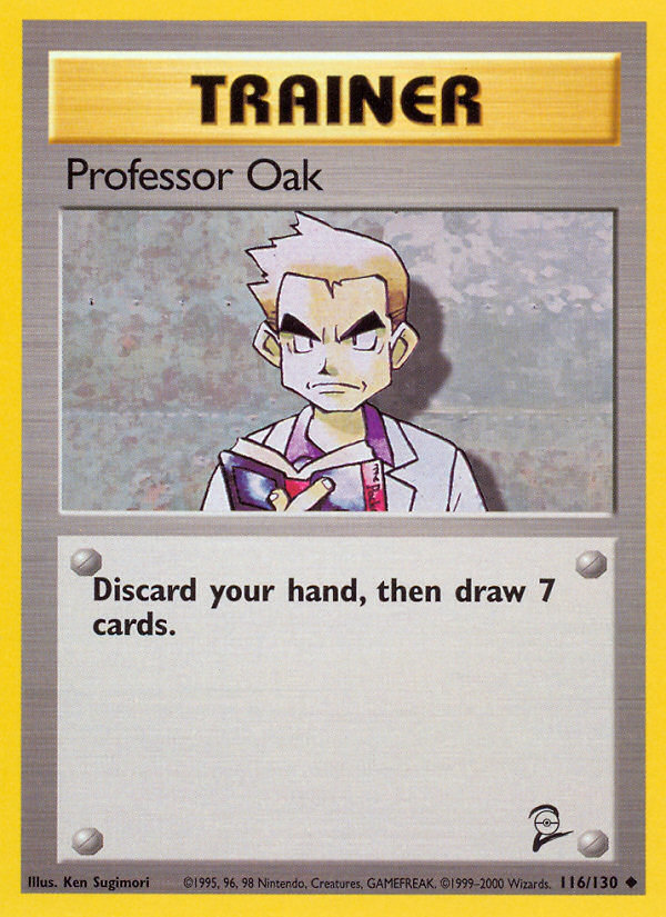 Professor Oak (116/130) [Base Set 2] | All Aboard Games