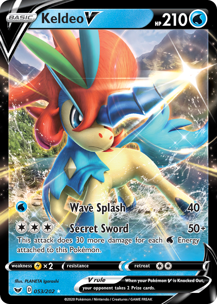 Keldeo V (053/202) [Sword & Shield: Base Set] | All Aboard Games