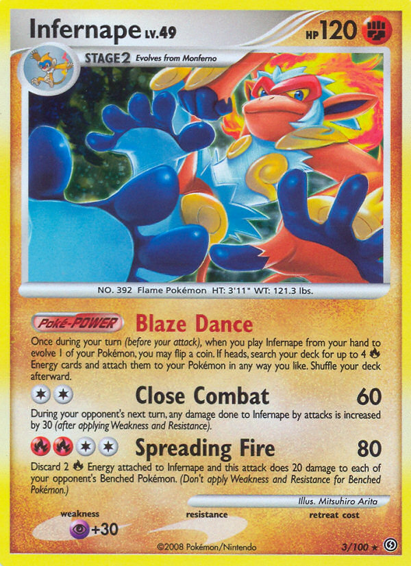 Infernape (3/100) [Diamond & Pearl: Stormfront] | All Aboard Games