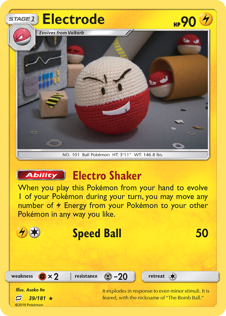 Electrode (39/181) [Sun & Moon: Team Up] | All Aboard Games