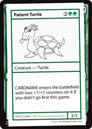 Patient Turtle (2021 Edition) [Mystery Booster Playtest Cards] | All Aboard Games