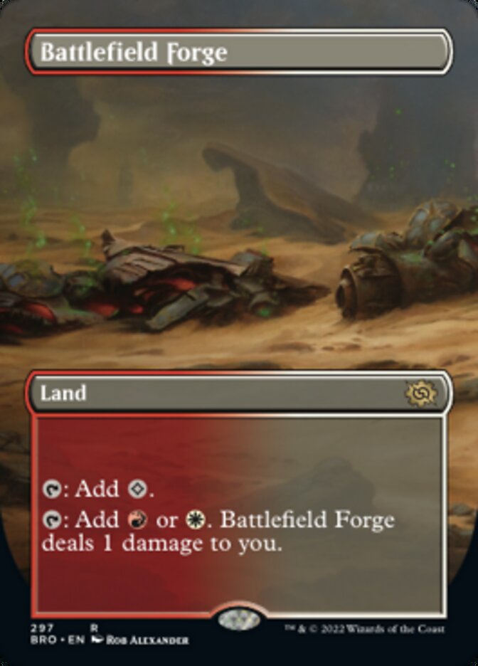 Battlefield Forge (Borderless Alternate Art) [The Brothers' War] | All Aboard Games