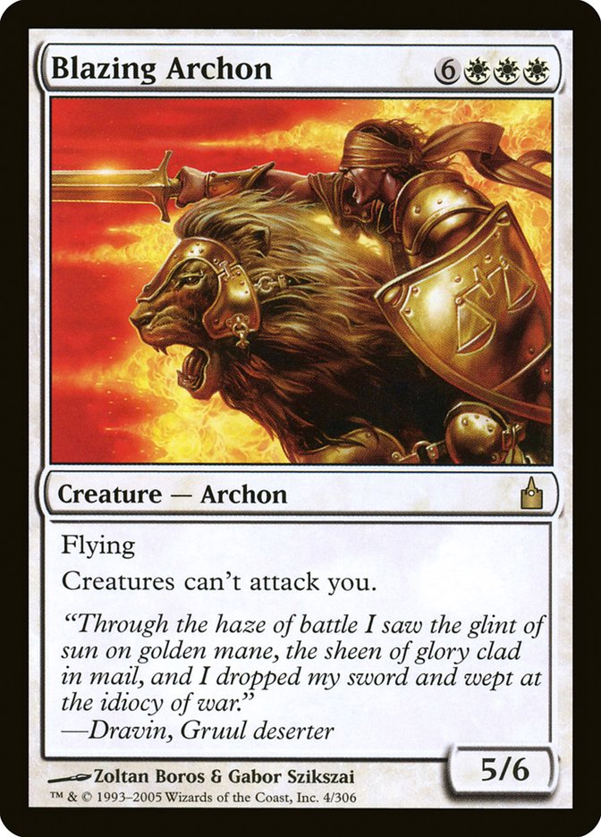 Blazing Archon [Ravnica: City of Guilds] | All Aboard Games