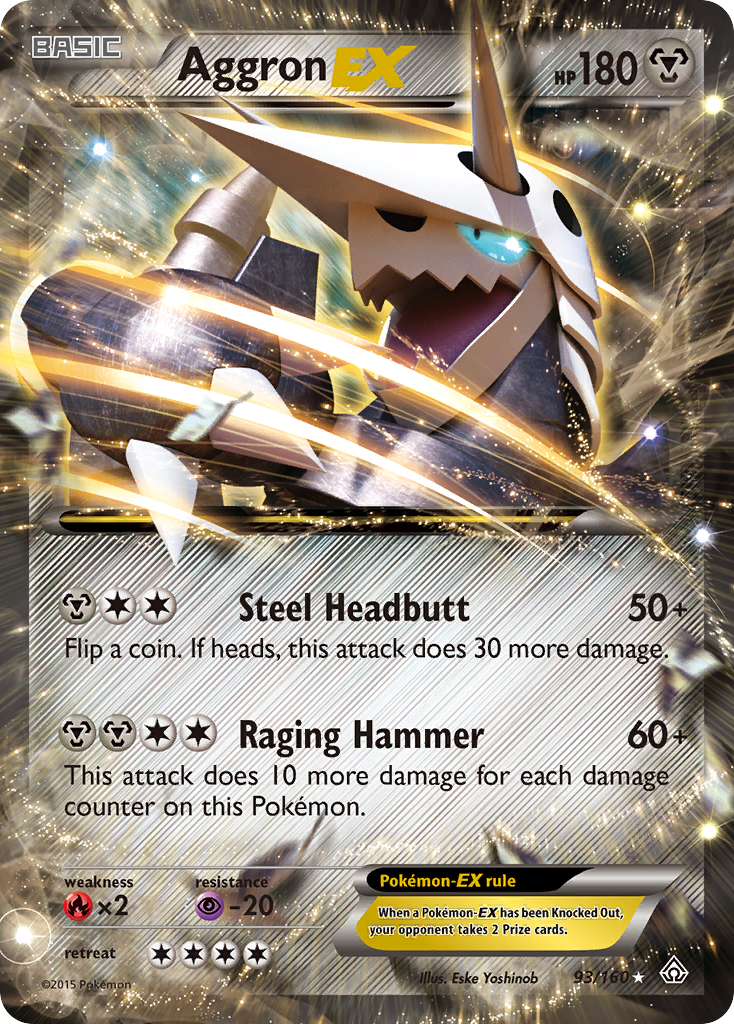 Aggron EX (93/160) [XY: Primal Clash] | All Aboard Games