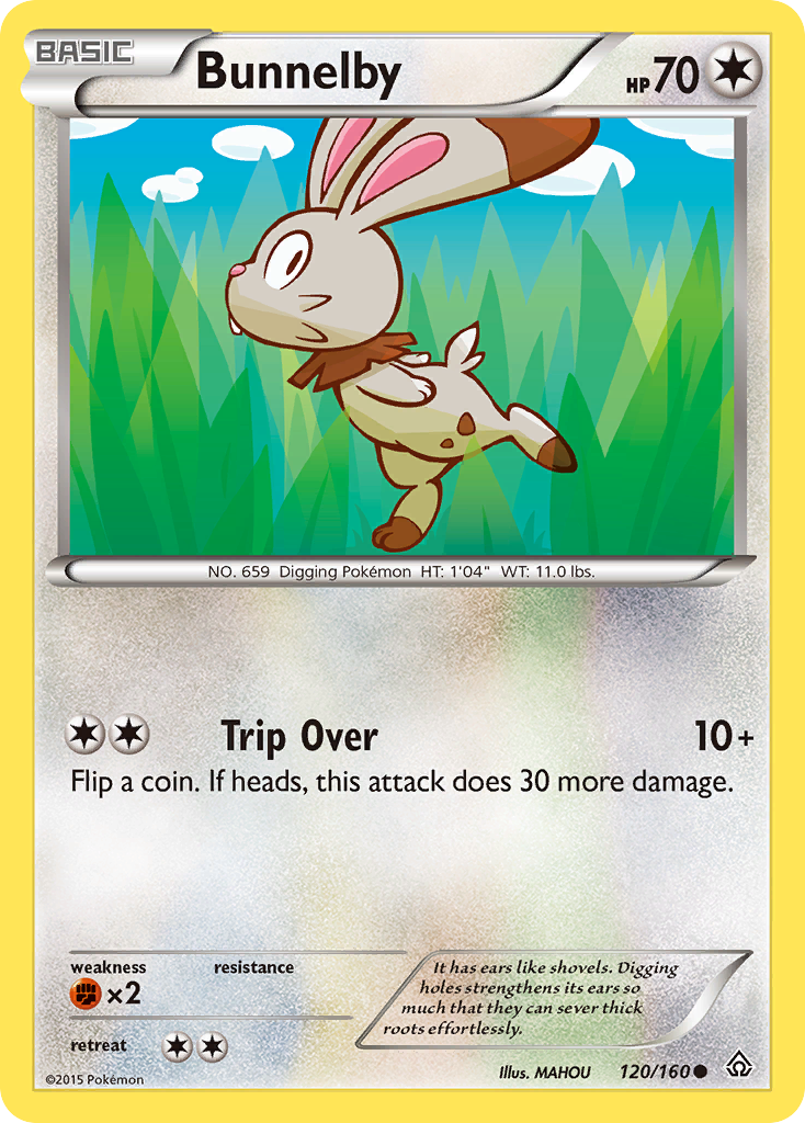 Bunnelby (120/160) [XY: Primal Clash] | All Aboard Games