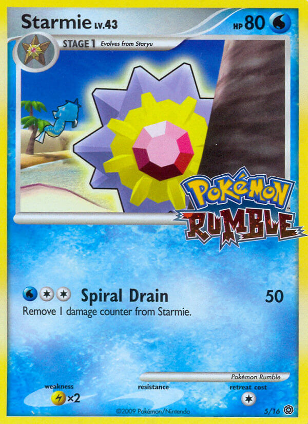 Starmie (5/16) [Pokémon Rumble] | All Aboard Games