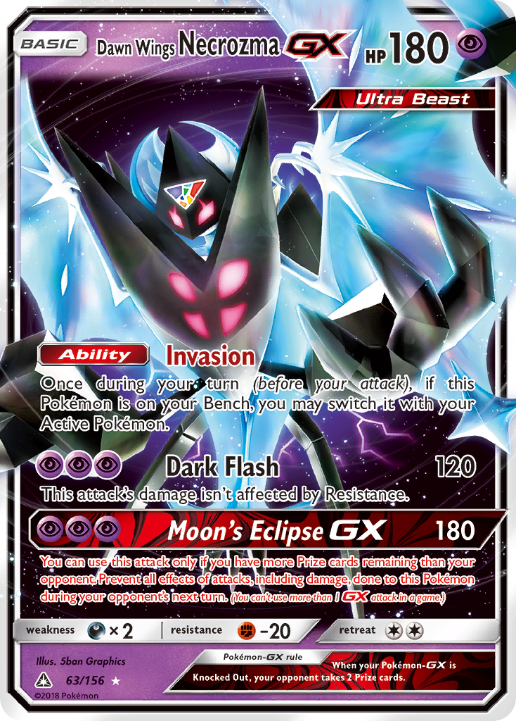 Dawn Wings Necrozma GX (63/156) [Sun & Moon: Ultra Prism] | All Aboard Games