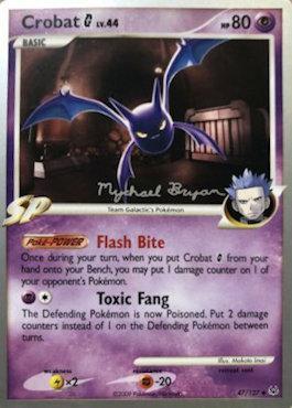 Crobat G LV.44 (47/127) (Happy Luck - Mychael Bryan) [World Championships 2010] | All Aboard Games