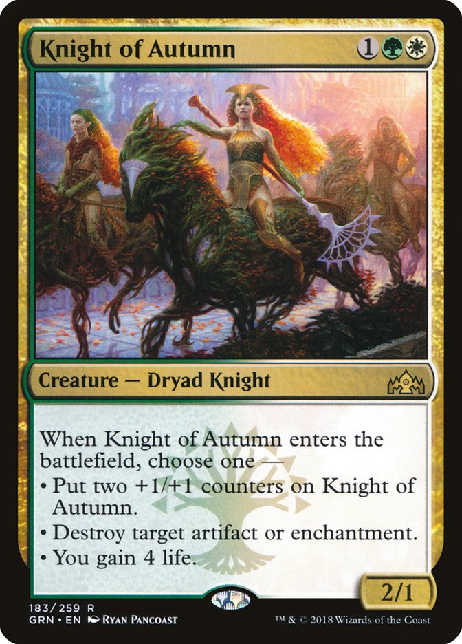 Knight of Autumn [Guilds of Ravnica] | All Aboard Games