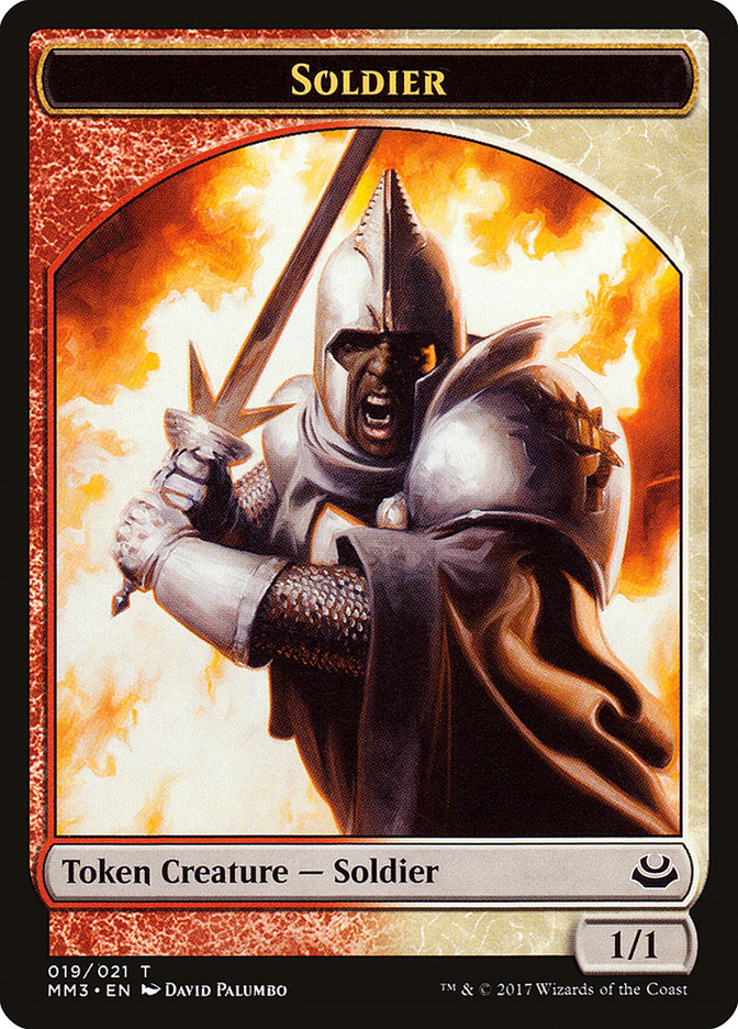 Soldier (019/021) [Modern Masters 2017 Tokens] | All Aboard Games