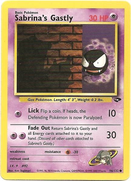 Sabrina's Gastly (96/132) [Gym Challenge Unlimited] | All Aboard Games