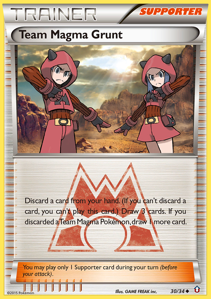 Team Magma Grunt (30/34) [XY: Double Crisis] | All Aboard Games