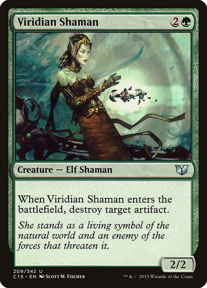 Viridian Shaman [Commander 2015] | All Aboard Games