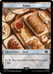 Ballistic Boulder // Food (0022) Double-Sided Token (Surge Foil) [The Lord of the Rings: Tales of Middle-Earth Tokens] | All Aboard Games