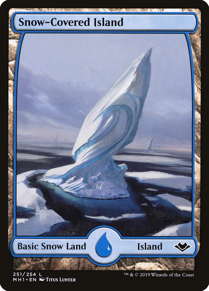 Snow-Covered Island [Modern Horizons] | All Aboard Games