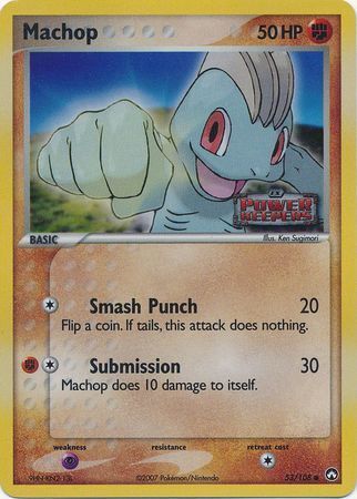 Machop (53/108) (Stamped) [EX: Power Keepers] | All Aboard Games