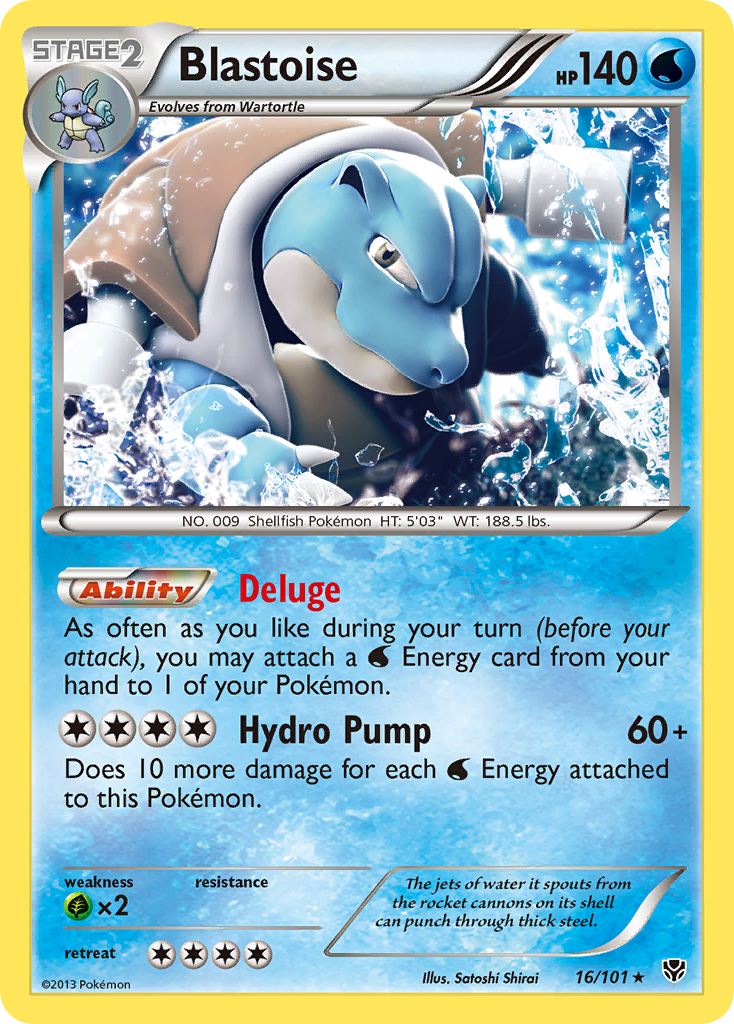 Blastoise (16/101) [Black & White: Plasma Blast] | All Aboard Games