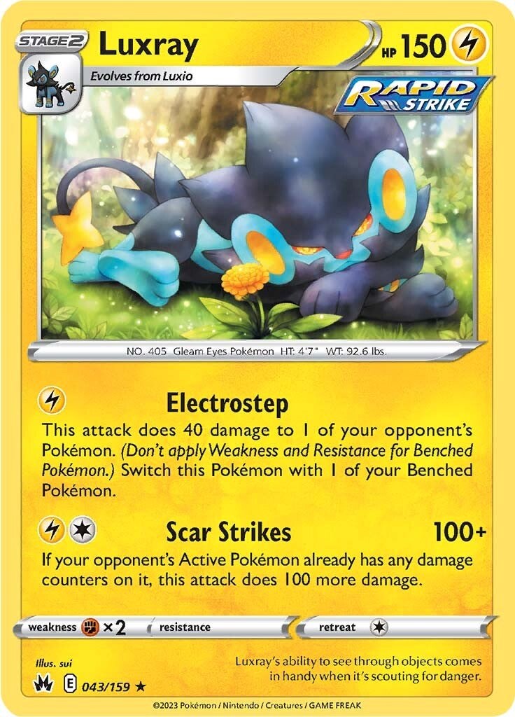 Luxray (043/159) (43) [Sword & Shield: Crown Zenith] | All Aboard Games