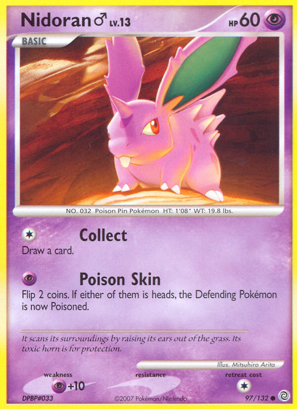 Nidoran (97/132) (Male) [Diamond & Pearl: Secret Wonders] | All Aboard Games