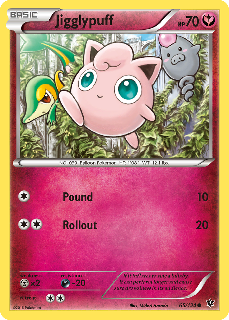 Jigglypuff (65/124) [XY: Fates Collide] | All Aboard Games