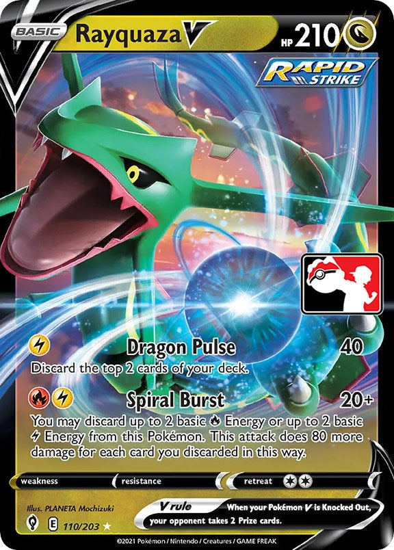 Rayquaza V (110/203) [Prize Pack Series One] | All Aboard Games