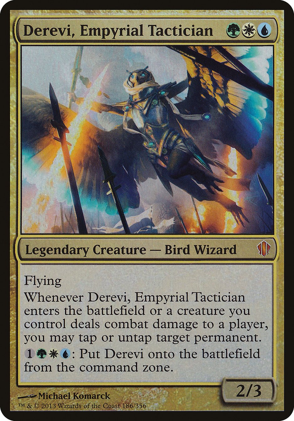 Derevi, Empyrial Tactician (Oversized) [Commander 2013 Oversized] | All Aboard Games