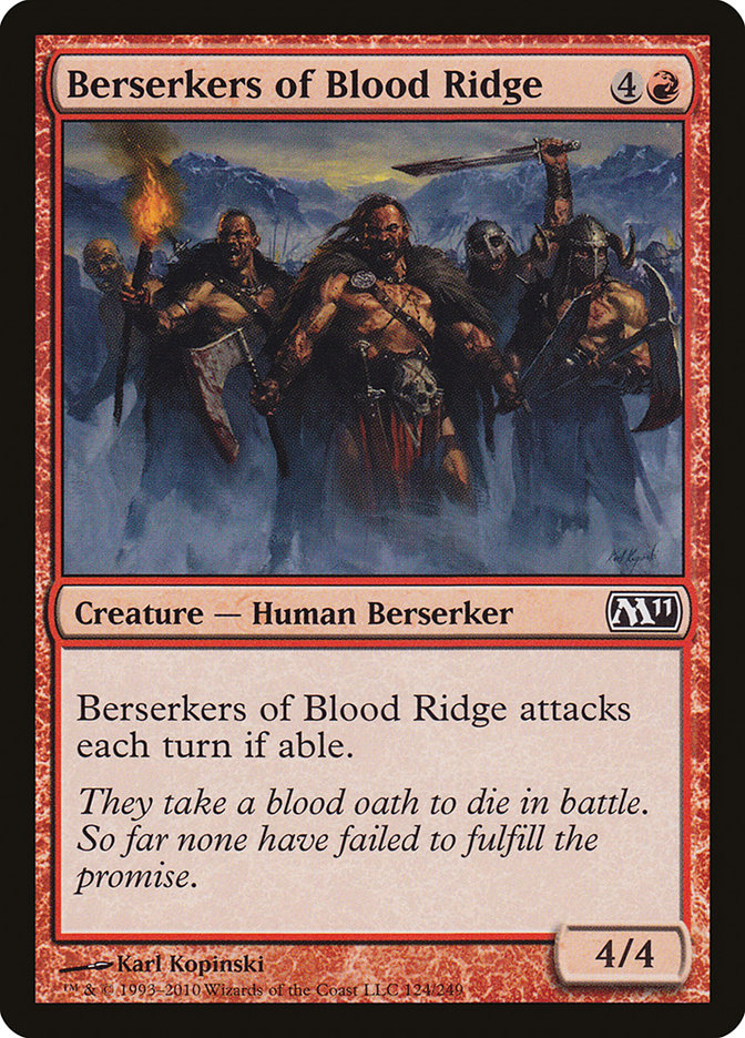 Berserkers of Blood Ridge [Magic 2011] | All Aboard Games