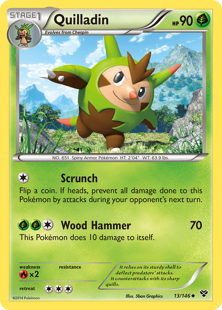 Quilladin (13/146) [XY: Base Set] | All Aboard Games