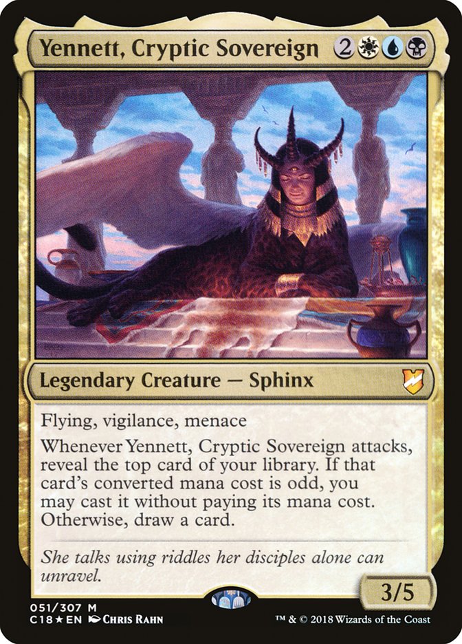 Yennett, Cryptic Sovereign [Commander 2018] | All Aboard Games