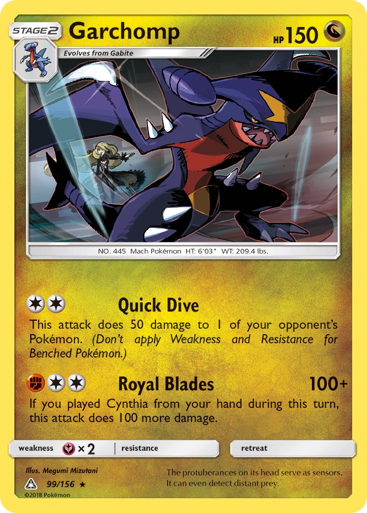 Garchomp (99/156) (Cracked Ice Holo) (Theme Deck Exclusive) [Sun & Moon: Ultra Prism] | All Aboard Games