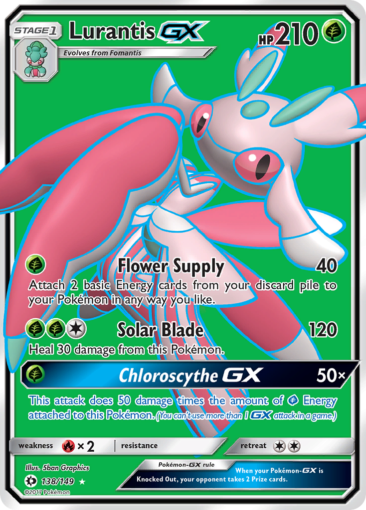 Lurantis GX (138/149) [Sun & Moon: Base Set] | All Aboard Games