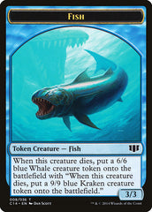 Fish // Zombie (011/036) Double-sided Token [Commander 2014 Tokens] | All Aboard Games