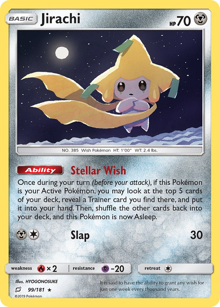 Jirachi (99/181) (Theme Deck Exclusive) [Sun & Moon: Team Up] | All Aboard Games