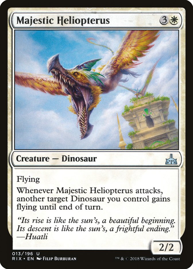 Majestic Heliopterus [Rivals of Ixalan] | All Aboard Games
