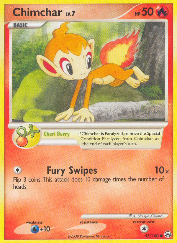 Chimchar (57/100) [Diamond & Pearl: Majestic Dawn] | All Aboard Games