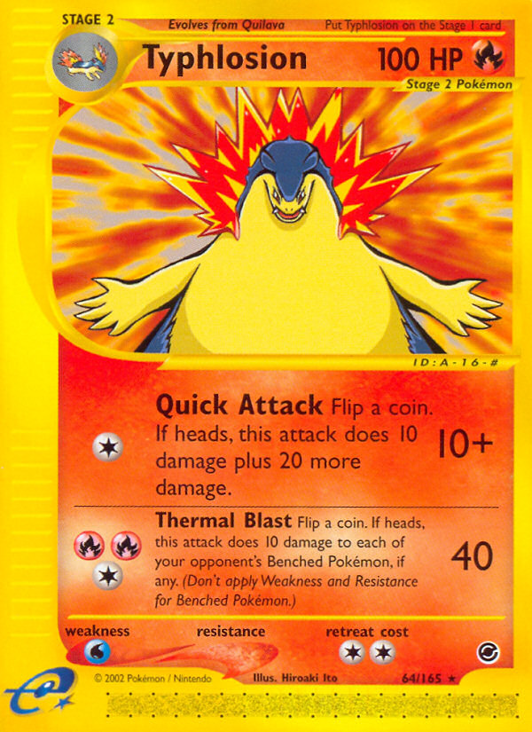 Typhlosion (64/165) [Expedition: Base Set] | All Aboard Games
