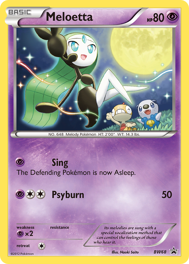 Meloetta (BW68) [Black & White: Black Star Promos] | All Aboard Games