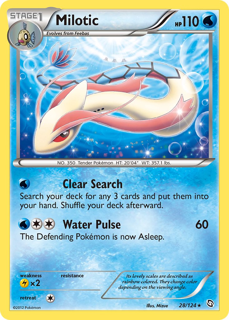 Milotic (28/124) (Theme Deck Exclusive) [Black & White: Dragons Exalted] | All Aboard Games