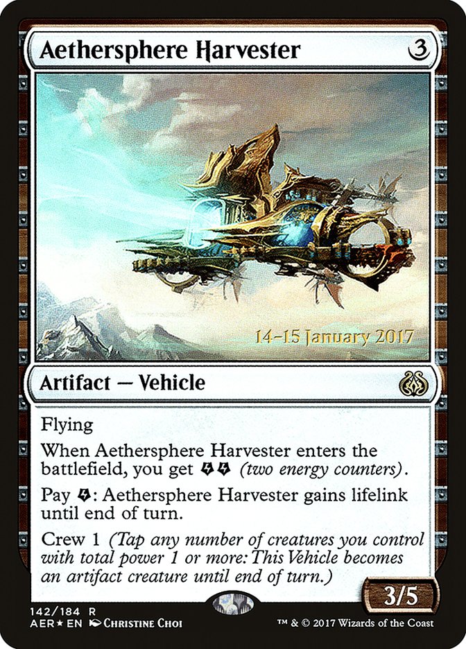 Aethersphere Harvester  [Aether Revolt Prerelease Promos] | All Aboard Games