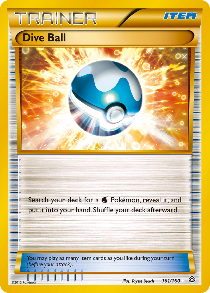 Dive Ball (161/160) [XY: Primal Clash] | All Aboard Games