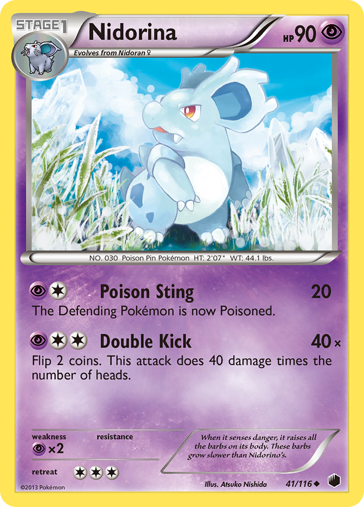 Nidorina (41/116) [Black & White: Plasma Freeze] | All Aboard Games