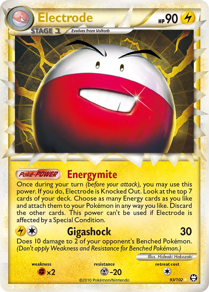 Electrode (93/102) [HeartGold & SoulSilver: Triumphant] | All Aboard Games