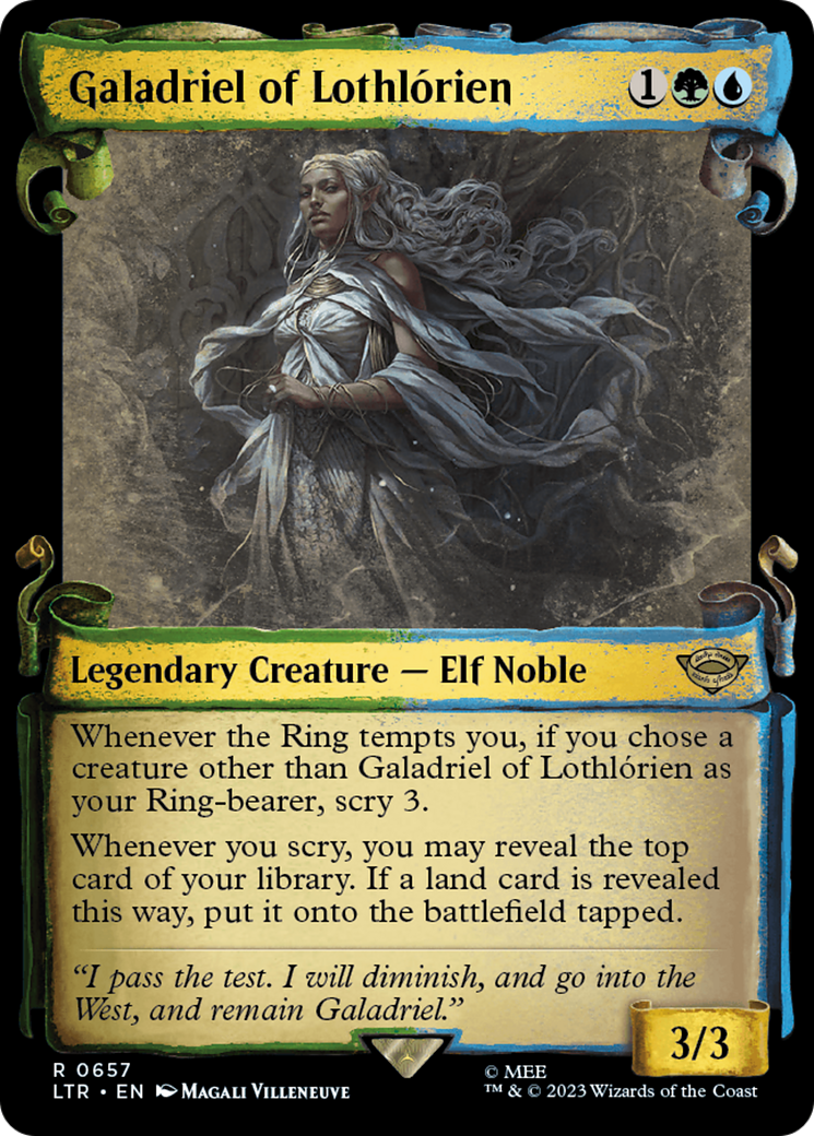 Galadriel of Lothlorien [The Lord of the Rings: Tales of Middle-Earth Showcase Scrolls] | All Aboard Games