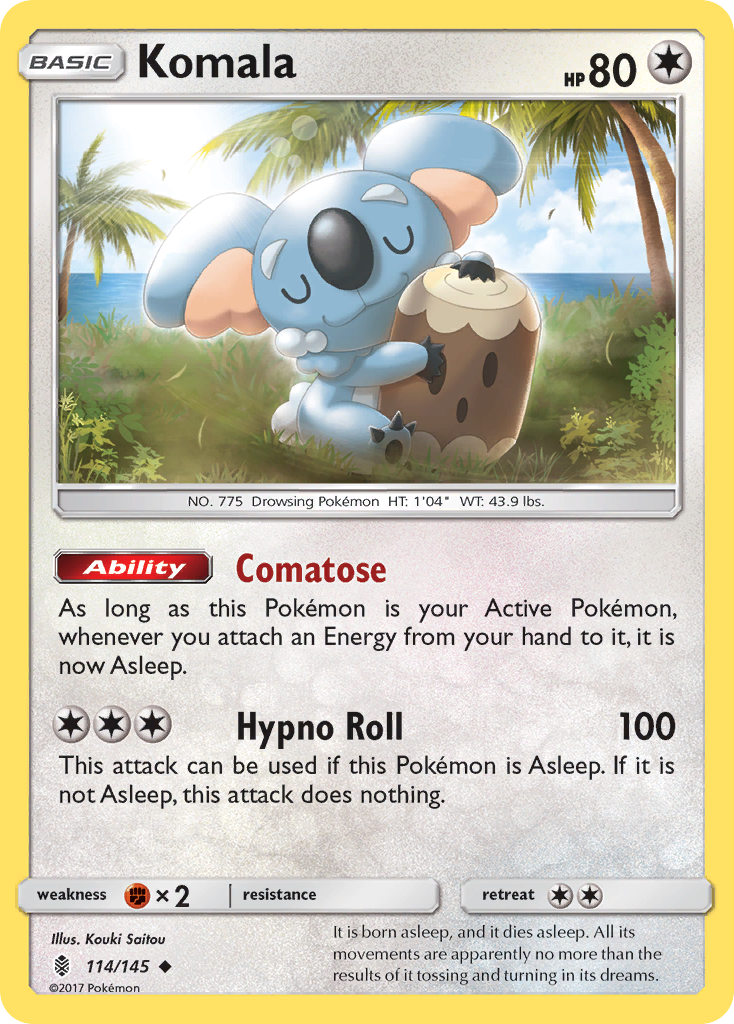 Komala (114/145) [Sun & Moon: Guardians Rising] | All Aboard Games