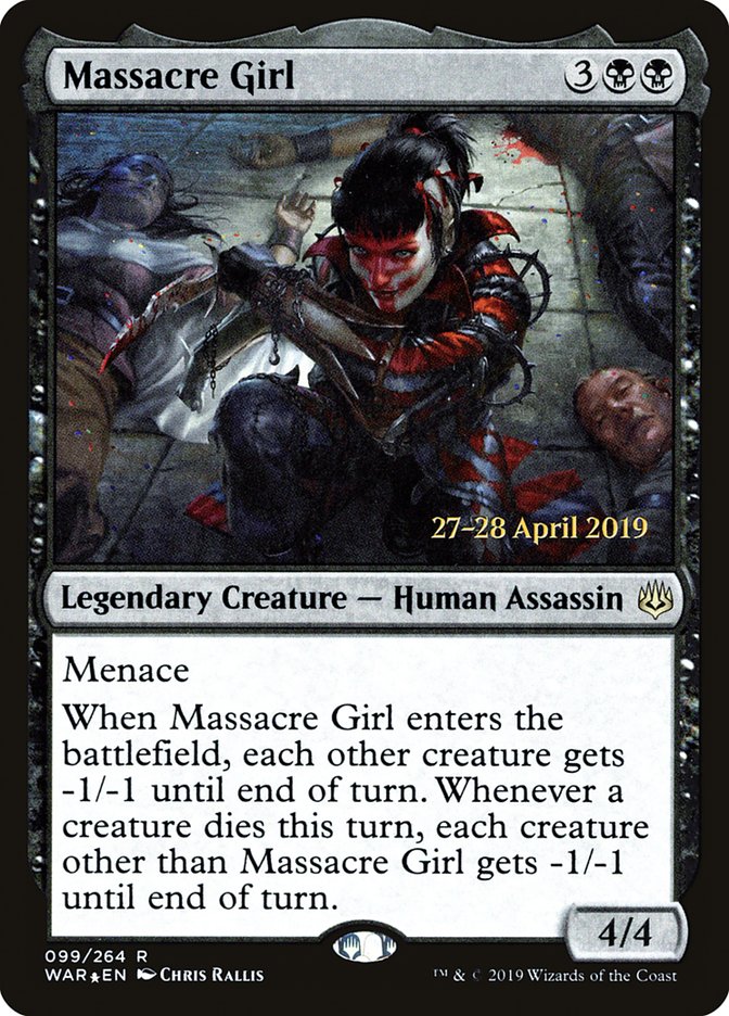 Massacre Girl  [War of the Spark Prerelease Promos] | All Aboard Games
