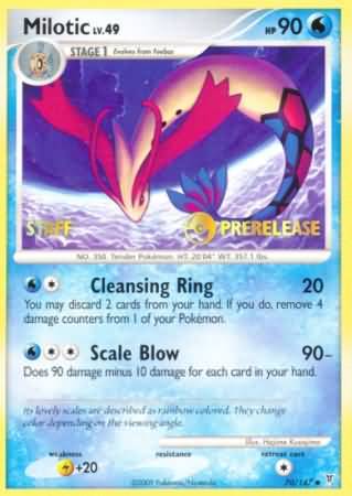 Milotic (70/147) (Staff Prerelease Promo) [Nintendo: Black Star Promos] | All Aboard Games