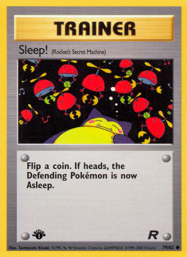 Sleep! (79/82) [Team Rocket 1st Edition] | All Aboard Games